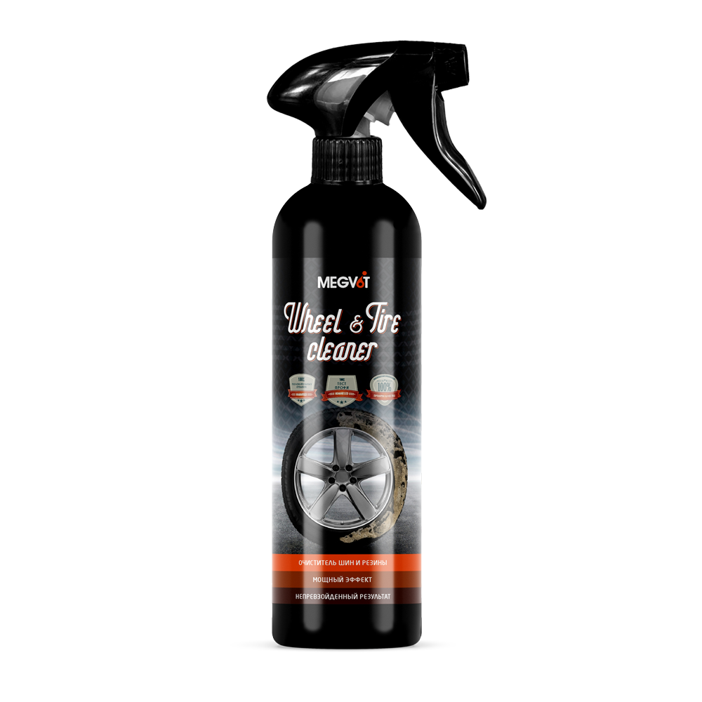 Megvit Wheel & Tire Cleaner очиститель шин и дисков 500 мл