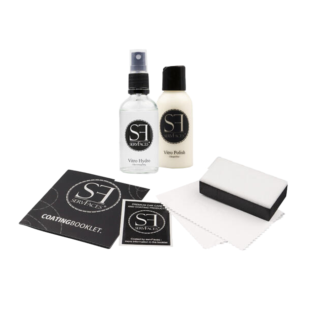 ServFaces Vitro Hydro (with Vitro Polish) для очистки и защиты стекла 50 мл (набор)