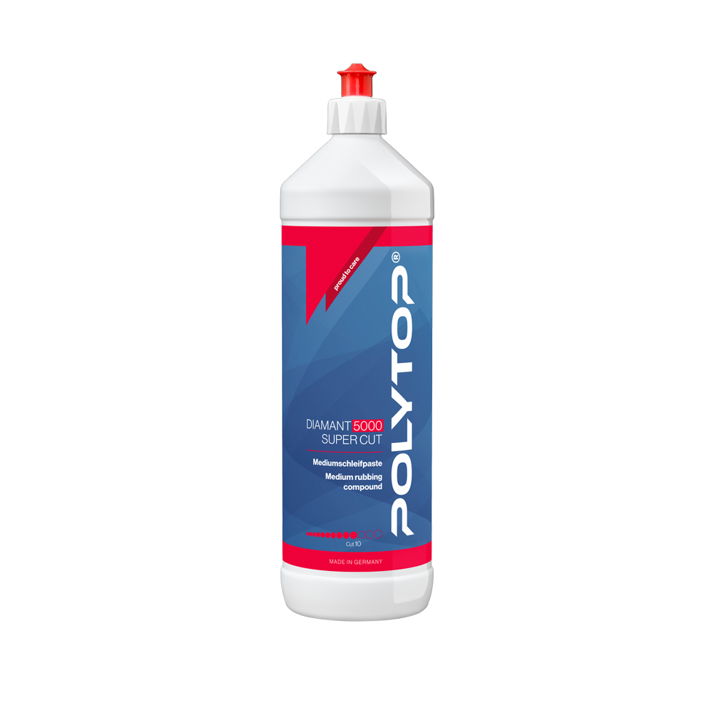 Polytop Diamant 5000 Super Cut среднеабразивная одношаговая полировальная паста (P3000) 1 л