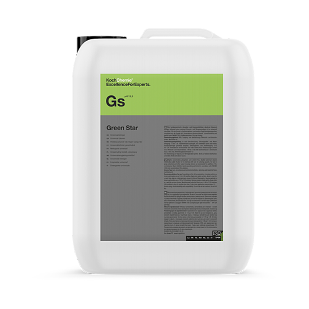 Koch Chemie Gs Green Star NTA-Frei универсальное щелочное средство для бережной первичной мойки без NTA 5 л